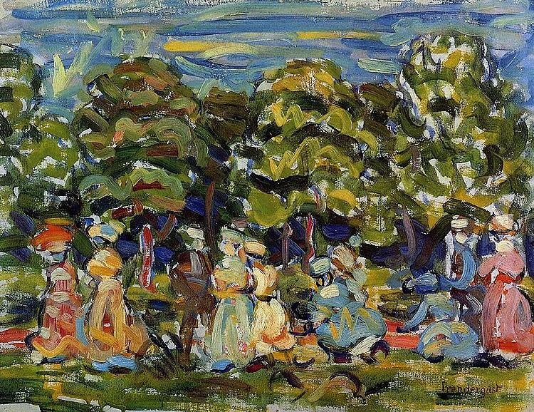 Maurice Prendergast Summer in the Park oil painting image